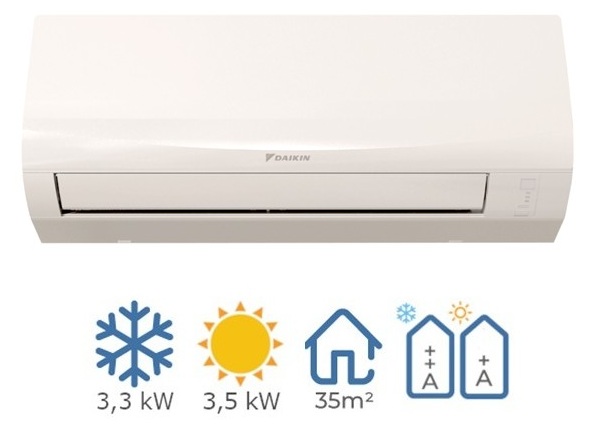 Daikin klima uređaj Sensira FTXF35F/RXF35F